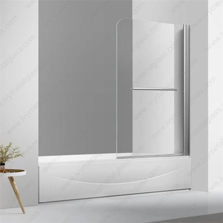 framed fixed shower door